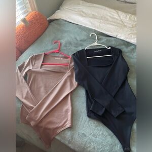 Abercrombie & Fitch Soft A&F collection square neck tops in size Medium